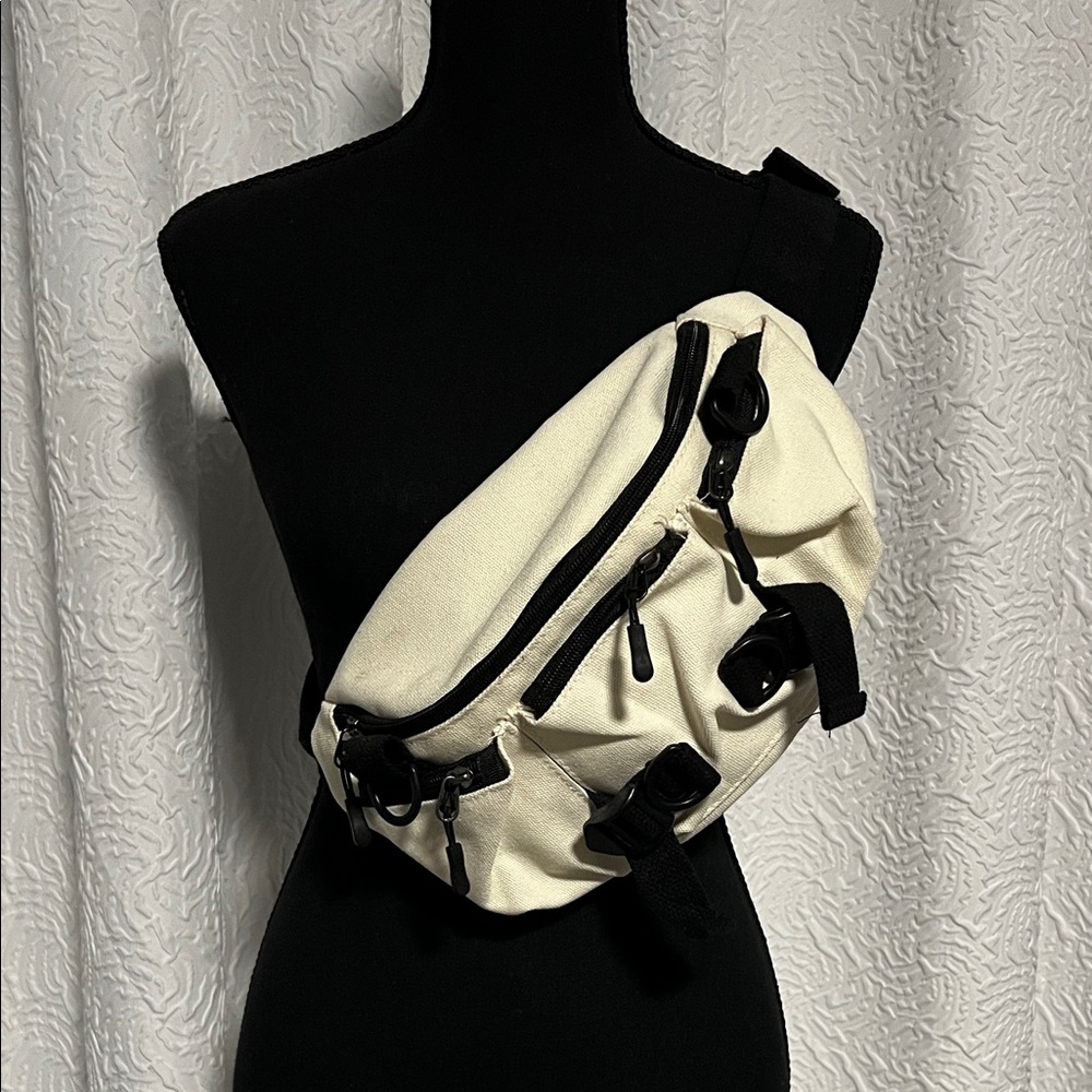 Stylish Cream Crossbody Bag